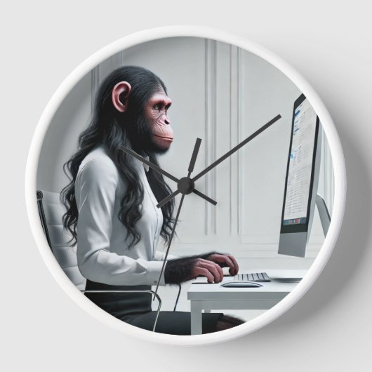 Kantoor klok (Voorkant)