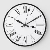 kantoor klok,  klok, cadeauklok, klokken (Voorkant)