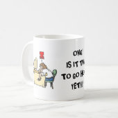 KANTOOR KOFFIE MOK "OMG! IS HET TIJD OM NAAR HUIS  (Voorkant links)