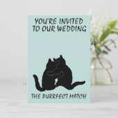 KANTOOR KUPLE WEDDING CUSTOM INVITATIONS KAART (Staand voorkant)