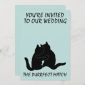 KANTOOR KUPLE WEDDING CUSTOM INVITATIONS KAART (Voorkant / Achterkant)