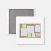 kantoor kurkbord magneet (Voorkant / Achterkant)