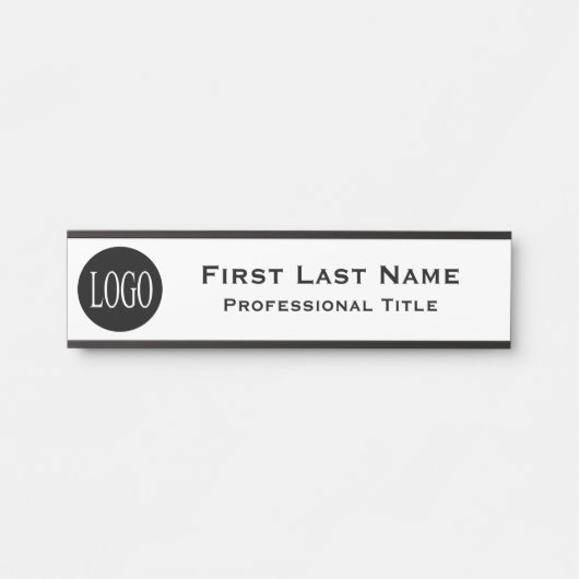 Kantoor Logo Business Hanging Deurgebrandnaam Bord Deurbordje (Voorkant)