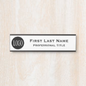 Kantoor Logo Business Hanging Deurgebrandnaam Bord Deurbordje (Voorkant)