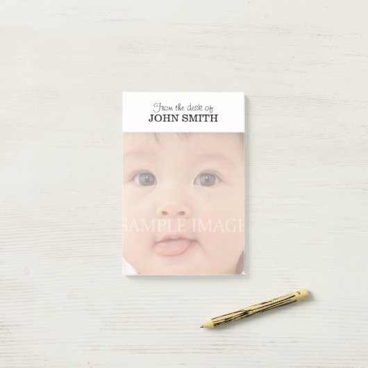 Kantoor logo foto | Personaliseren Post-it® Notes (Op bureau)