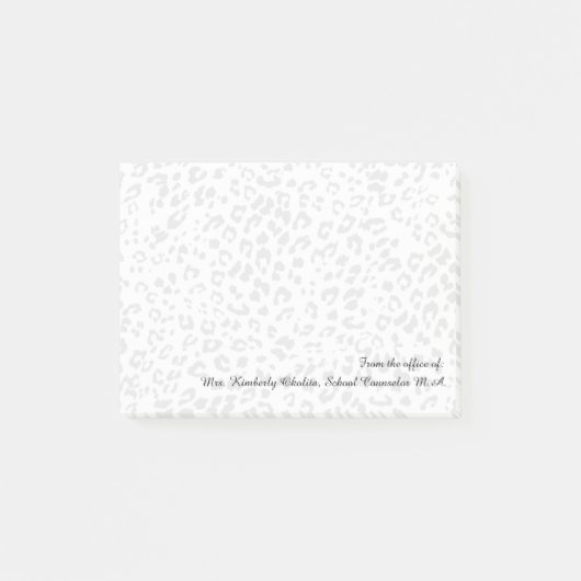 Kantoor-Luipaardprint Post-it® Notes (Voorkant)