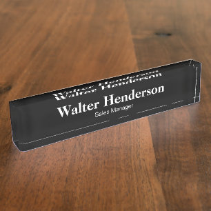 Kantoor Management Desk Plaques Naambordje
