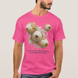 kantoor meme. Surrealistische Barok Eyeballs Gold T-shirt