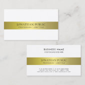 Kantoor Modern Stijlvol Advocaat Directeur Plain L Visitekaartje (Voorkant / Achterkant)