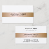 Kantoor Modern stijlvolle Director Manager Luxury Visitekaartje (Voorkant / Achterkant)