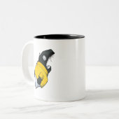 Kantoor Monster 4 Tweekleurige Koffiemok (Voorkant links)