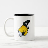 Kantoor Monster 4 Tweekleurige Koffiemok (Links)