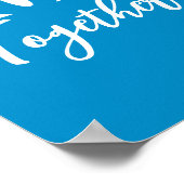 Kantoor motivatie teamwork succes verloving poster (Hoek)