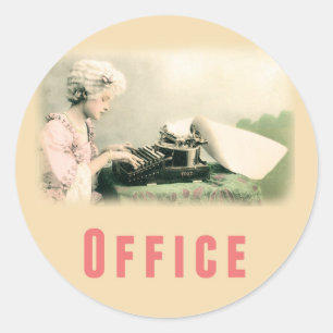 Kantoor Moving Box Sticker Label