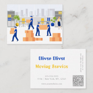 Kantoor Moving Service Visitekaartje