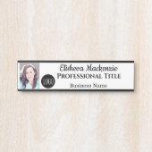 Kantoor Naam Bord Onderteken Afbeelding Foto Logo Deurbordje (Voorkant)