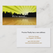  Kantoor Net Bewegde Locatie Visitekaartje (Voorkant / Achterkant)