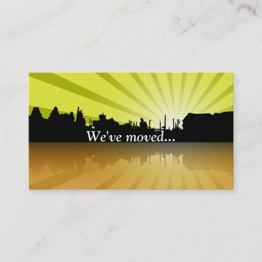  Kantoor Net Bewegde Locatie Visitekaartje (Voorkant)