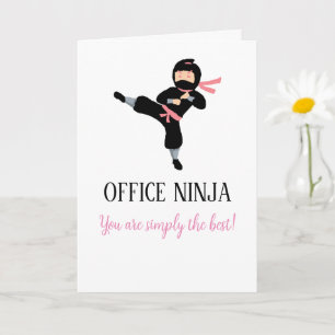 Kantoor Ninja Administrative Appreciation Day Kaar Kaart