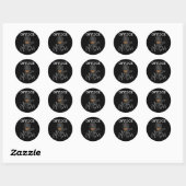 Kantoor Ninja Ronde Sticker (Vel)