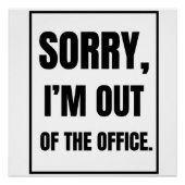 kantoor-offerte perfect poster (Voorkant)