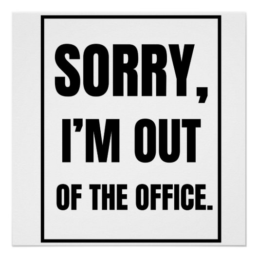 kantoor-offerte perfect poster (Voorkant)