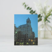 Kantoor Old Post bij Night Washington DC Briefkaart (Staand voorkant)