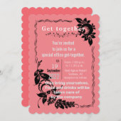 Kantoor Ontvang uitnodiging (Voorkant / Achterkant)