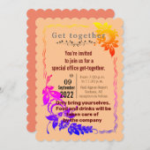 Kantoor Ontvang uitnodiging (Voorkant / Achterkant)