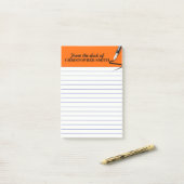 Kantoor organisator oranje Post-it® notitie PERSON Notes (Op bureau)