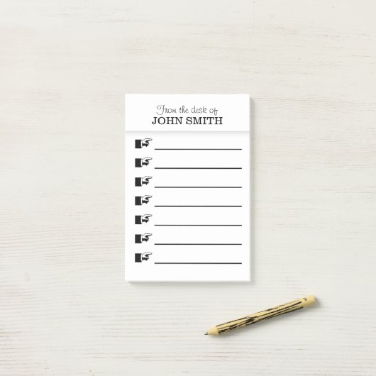 Kantoor-organisator Post-it®-notitie PERSONALIZE Post-it® Notes (Op bureau)