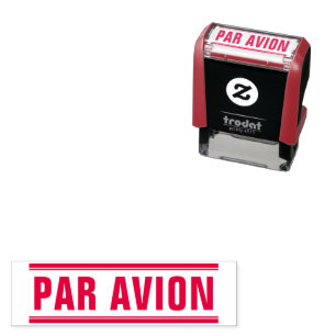 KANTOOR PAR AVION POST ZELFINKT STEMPEL (klein)