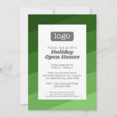 Kantoor Party met Bedrijf Logo - retro 70s stripes Kaart (Voorkant)