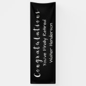 Kantoor Pensioenbanner bewerkbare Sjabloon Spandoek (Verticaal)