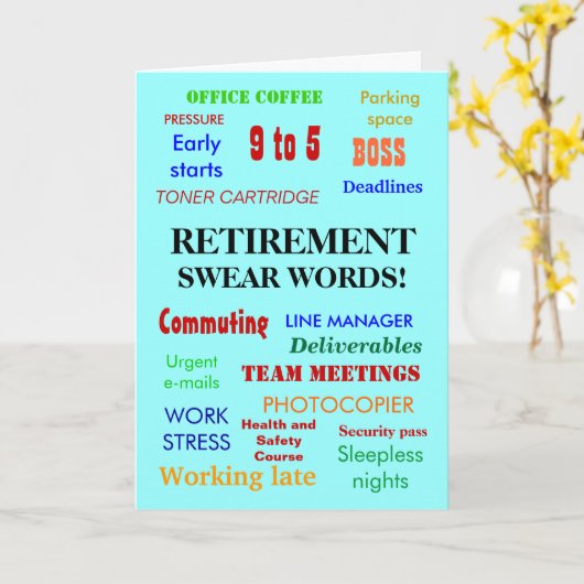 Kantoor-pensionering | Vervelende grap zweert woor Kaart