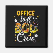 Kantoor Personeel Boo Crew Fun Halloween Matching  Magneet (Voorkant)