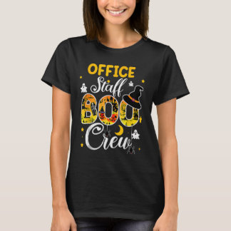 Kantoor Personeel Boo Crew Funny Halloween Matchin T-shirt