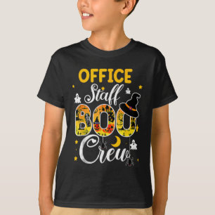 Kantoor Personeel Boo Crew Funny Halloween Matchin T-shirt