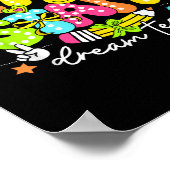 Kantoor-personeel Dream Team Eerste dag van de sch Poster (Hoek)