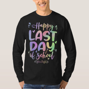 Kantoor Personeel Gelukkig Laatste Dag van School T-shirt