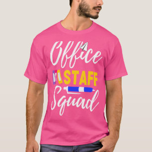Kantoor Personeel Squad Matching Group Terug naar T-shirt