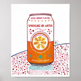 Kantoor Personeelszaken Kunst Bruisend HR Water Poster