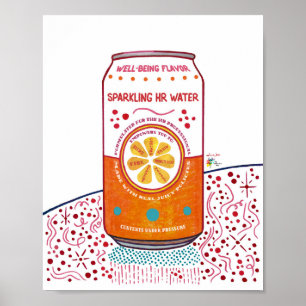 Kantoor Personeelszaken Kunst Bruisend HR Water Poster
