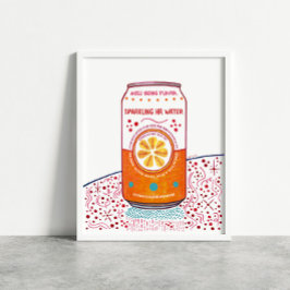 Kantoor Personeelszaken Kunst Bruisend HR Water Poster