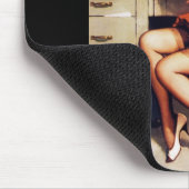  Kantoor Pinup Girl Muismat (Hoek)