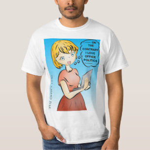Kantoor Politieke Cartoon T-Shirt