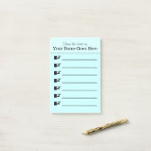 Kantoor post het organisator PERSONALIZE Post-it® Notes (Op bureau)