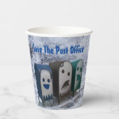 Kantoor Post opslaan Papieren Bekers (Voorkant)