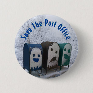 Kantoor Post opslaan Ronde Button 5,7 Cm