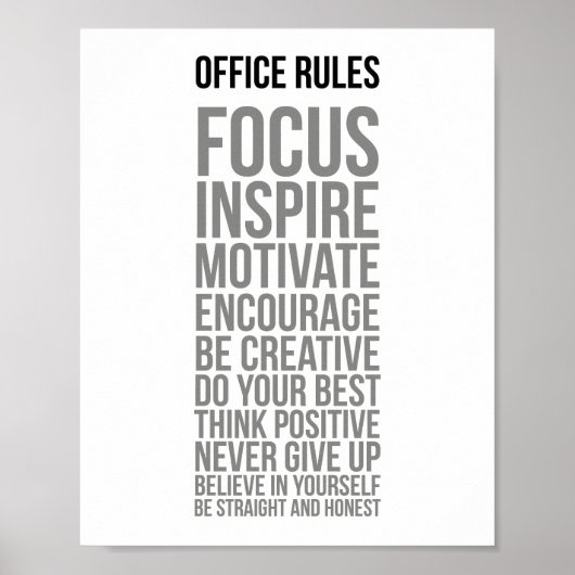 Kantoor Poster (Voorkant)